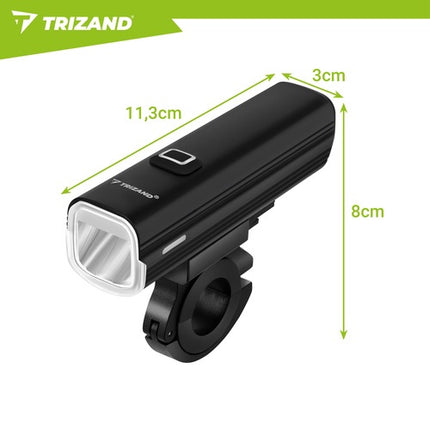 1000lm LED Bike Light Set, USB-C, 4800mAh Battery