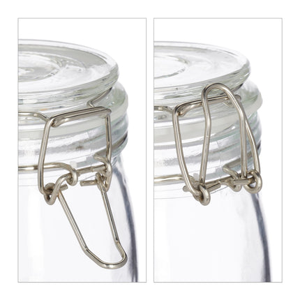 1000 ml preservation jars in a set of 6