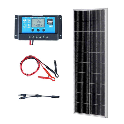 100W Monocrystalline Solar Panel Kit With 12V Controller