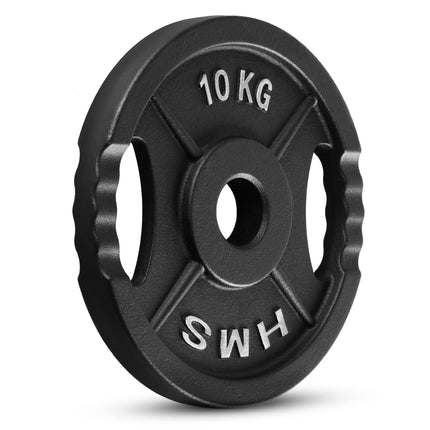 10 Kg Black Olympic Weight Plate with Handles