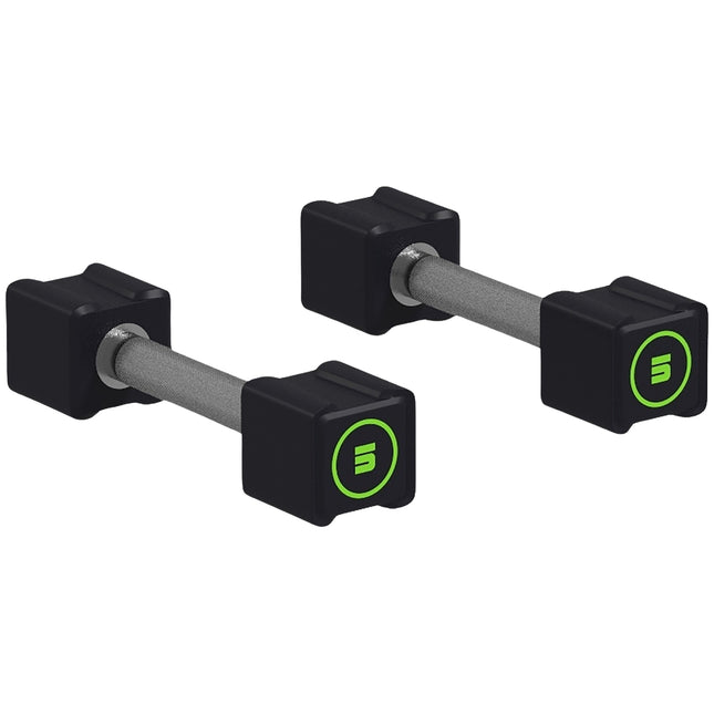 Halterset 10 Kg Antislip Metalen Handgrepen Voor Effectieve Kracht- En Krachttraining, Cpu, Zwart