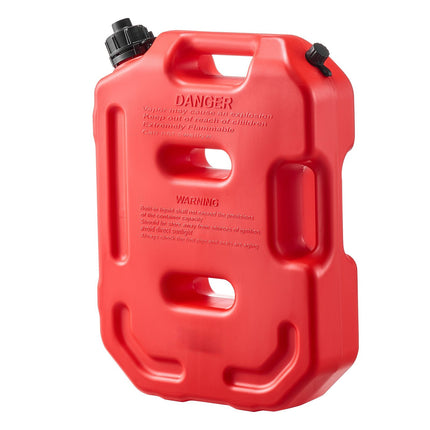 10L Gas Can With Spout and Lockable Bracket, Red