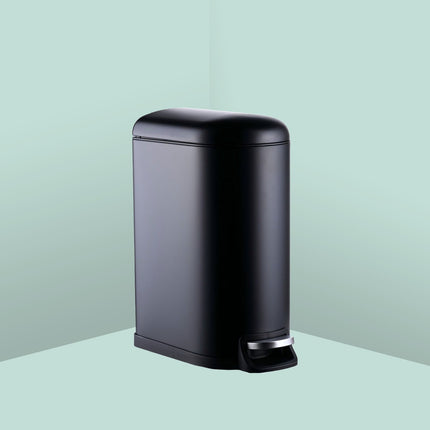 10 Litre Metal Pedal Bin – Soft-Close, Removable Bucket