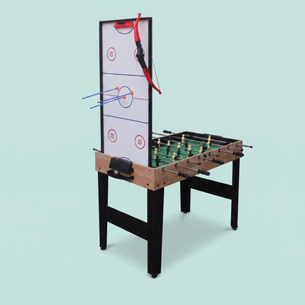 10-in-1 Multi-Game Table Set – Wood Look, 81×125×61 cm