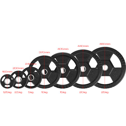 10 kg Black Olympic Weight Plate