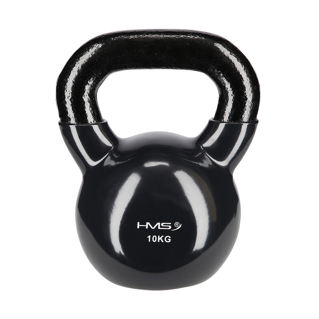 10 kg gietijzeren kettlebell - zwart