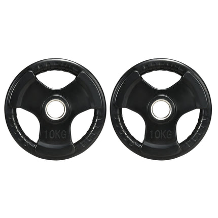 10 kg rubber olympic weight plates set, floor friendly
