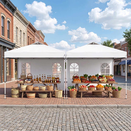 10x10 FT Waterproof Pop Up Canopy Tent with Sidewalls