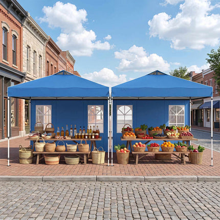10 x 10 FT Waterproof Pop Up Canopy Tent with Sidewalls