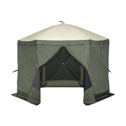 10x10 Pop-Up Screen Tent, 6-Sided, Mosquito Netting