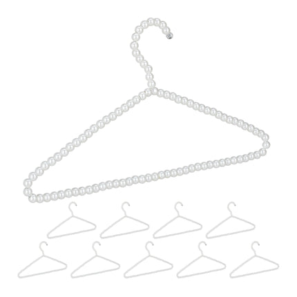 10x Set Perle Coat Hangers