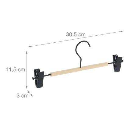 10x Trouser Hanger Set