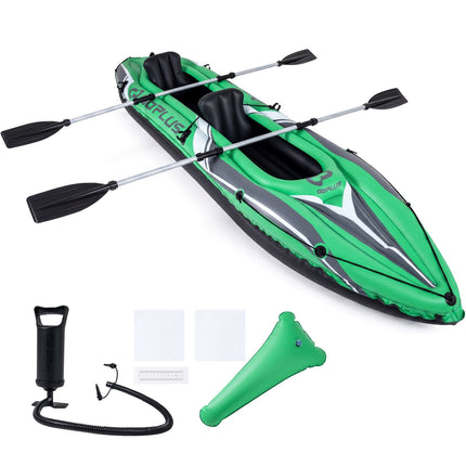11.5 Ft Inflatable 2-Person Kayak with Aluminum Paddles
