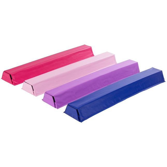 117CM Gymnastiek Evenwichtsbalk Training Gymnastiekbalk Duurzaam Fitness PU Paars