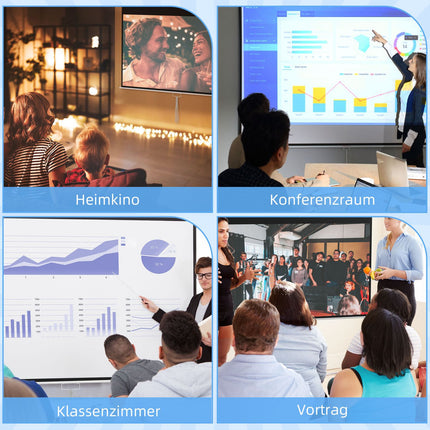 120-Inch Projector Screen, 16:9, Wall/Ceiling Mount