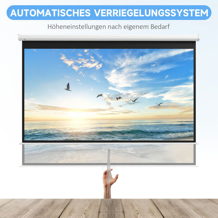 120-Inch Projector Screen, 16:9, Wall/Ceiling Mount