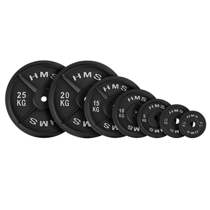 1.25 Kg Cast Iron Weight Plate, Black, 31 mm Hole