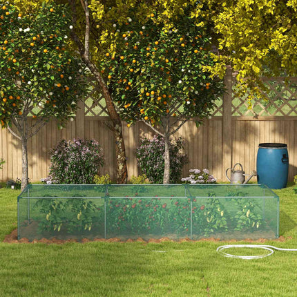 Garden netting for plant protection, 1.25M x 3.73M, Zipper