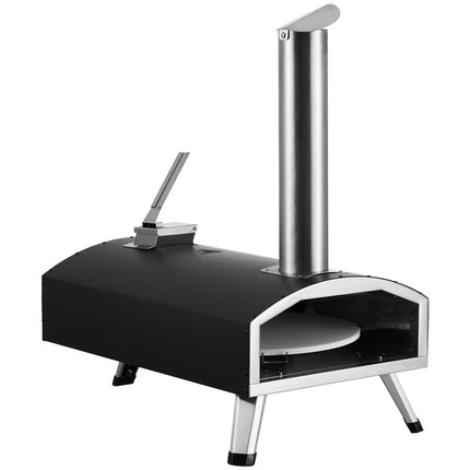 12-Inch Outdoor Pizza Oven – Wood Pellet, Rotating Stone