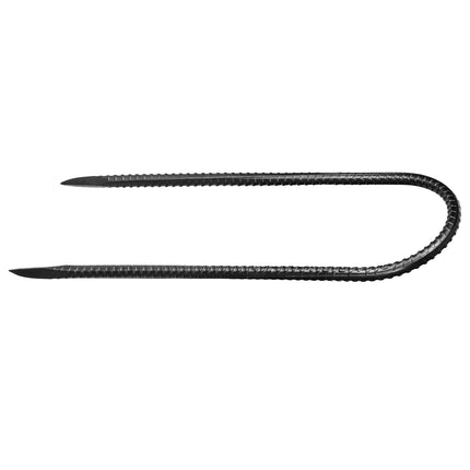 12-Inch U-Shape Rebar Stakes, Galvanized, 8-Pack