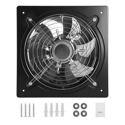 12-Inch Wall-Mount Exhaust Fan, 1558 CFM, Speed Control