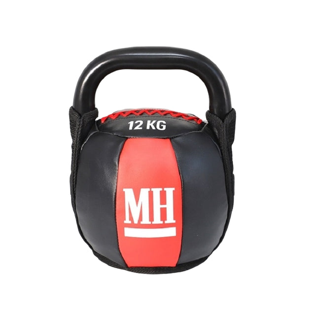 12 kg zachte kettlebell voor een complete lichaamstraining