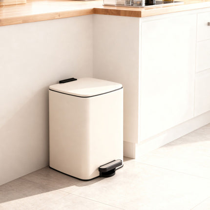 12L Kitchen Pedal Bin with Soft-Close Lid