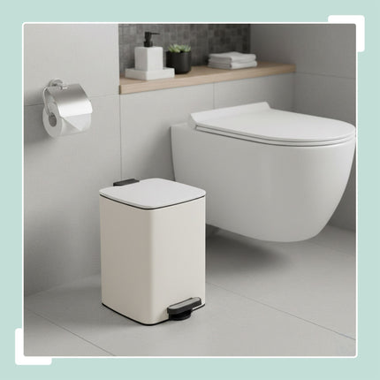 12L Kitchen Pedal Bin with Soft-Close Lid