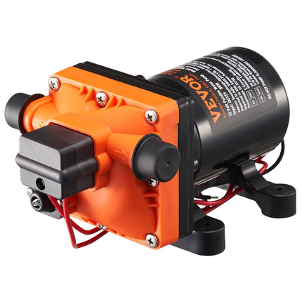 12V Diaphragm Water Pump With Pressure Switch, 3 GPM, 55 PSI