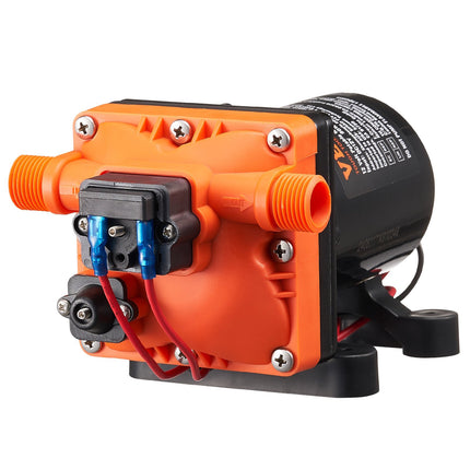 12V Diaphragm Water Pump With Pressure Switch, 3 GPM, 55 PSI