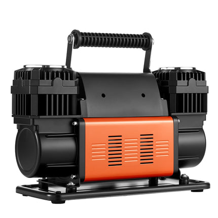 12V Dual-Cylinder Air Compressor, 150 PSI, Digital Gauge