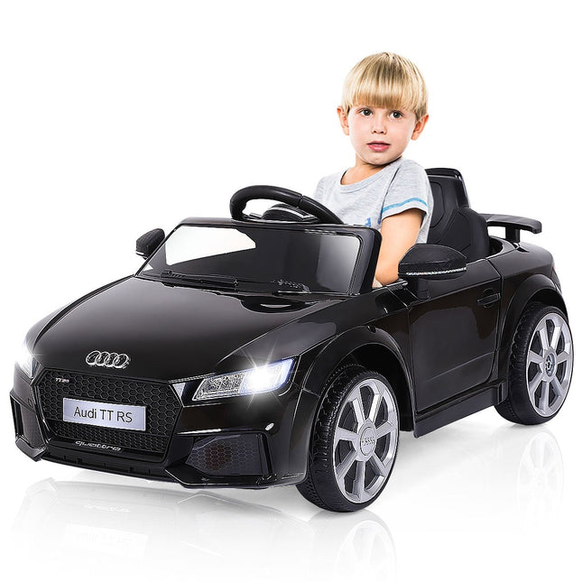 12V Electric Kids Car with Remote, Black, 3 Speeds