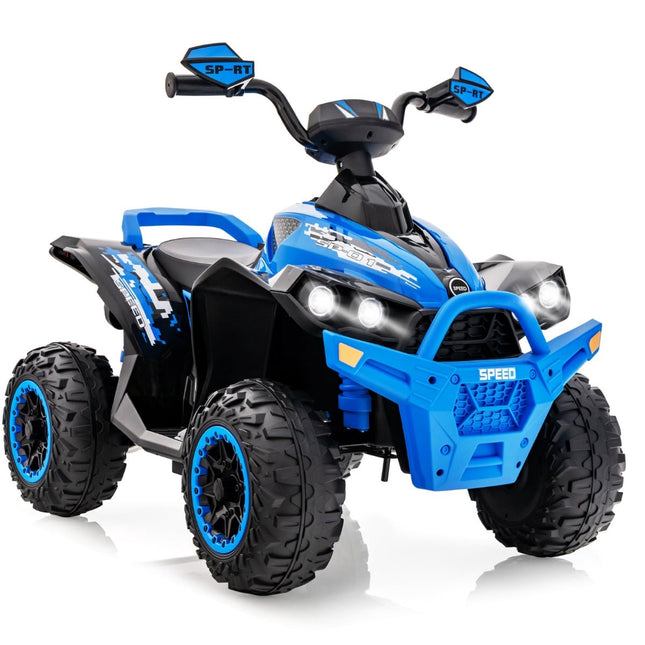 12V Kids Electric Quad with Music, Horn, LED Lights