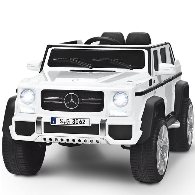 12V Kids Ride-On Car with Remote, Music, LED Lights