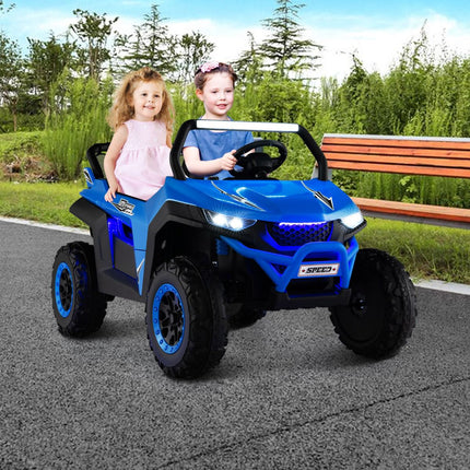 12V Kids Ride-On UTV with Remote, 2-Seater, Blue