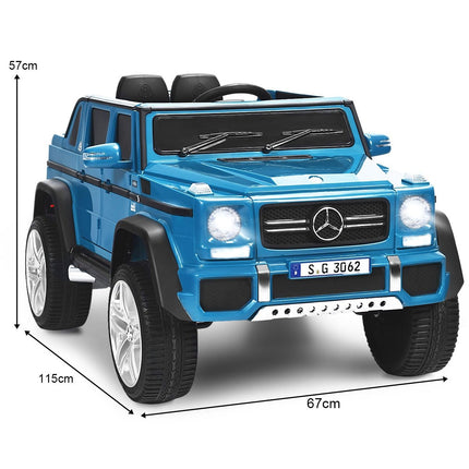 12 V Licensed Mercedes-Benz Maybach Battery Powered Jeep with Suspension 115 x 67 x 57 cm Blue