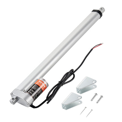 12V Linear Actuator, 400mm Stroke, 1500N, IP54