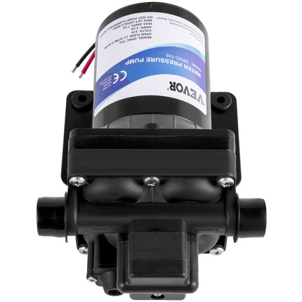 12V RV Fresh Water Diaphragm Pump, 3 GPM, Strainer