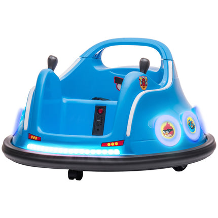 12V Kids Electric Bumper Car, Remote Control, 360° Spin