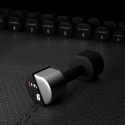 12 kg Polyurethane Dumbbells Set