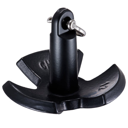 12 lb Mushroom Boat Anchor, Vinyl-Coated Cast Iron