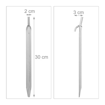 12x Set Tent Pegs