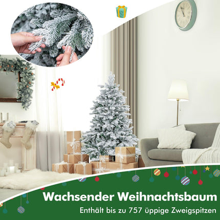 135 cm Artificial Christmas Tree with LED Lights