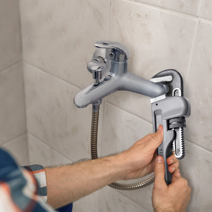 14-Inch Aluminum Automatic Pipe Wrench, 1.9-In Jaw