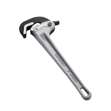 14-Inch Aluminum Automatic Pipe Wrench, 1.9-In Jaw