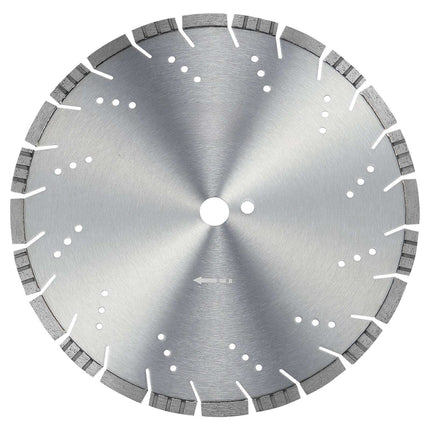 14-Inch Concrete Diamond Saw Blade, Wet Dry, 1-Inch Arbor