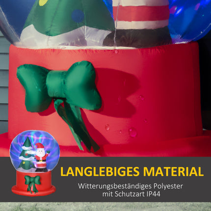 Inflatable Christmas decoration, 150 cm, Santa & tree, LED 정립