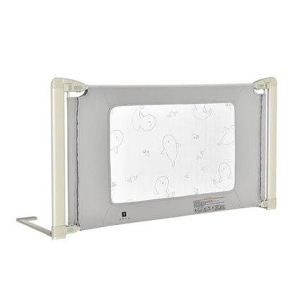 150 cm bed rail height adjustable bed guard with connection accessories gray