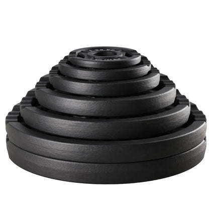 15 Kg Black Olympic Weight Plate with Handles