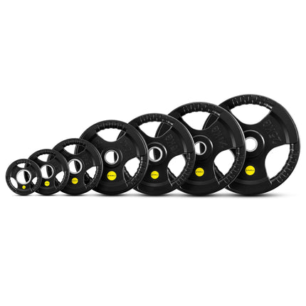 15 Kg Olympic Tri-Grip Rubber Weight Plate